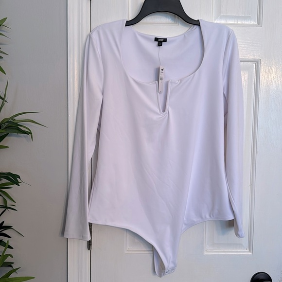 Express white bodysuit NWT XL - Picture 1 of 9